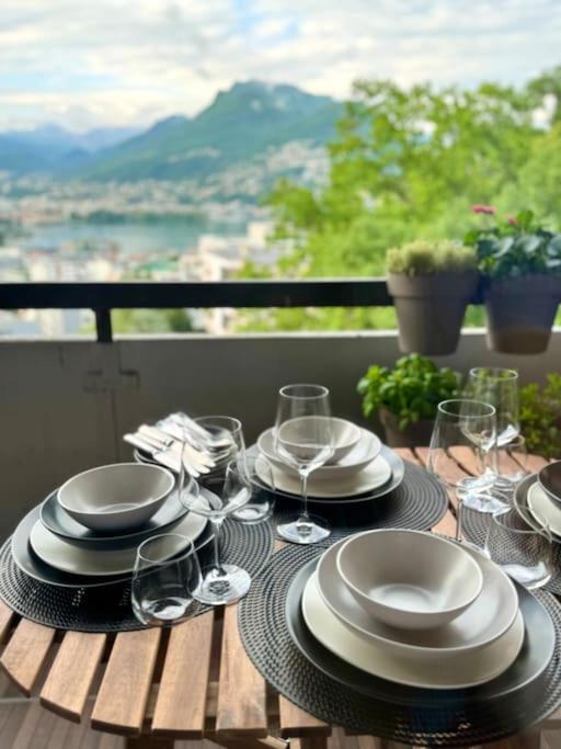 Panorama Suite In Lugano - Pazzallo Paradiso Dış mekan fotoğraf