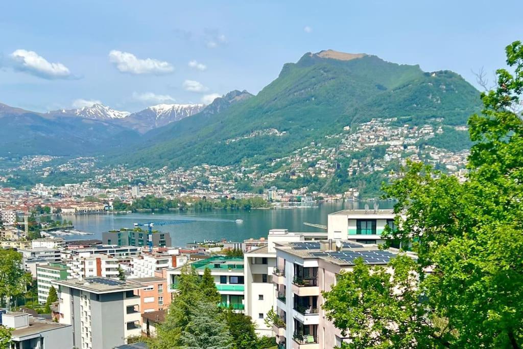 Panorama Suite In Lugano - Pazzallo Paradiso Dış mekan fotoğraf